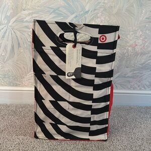 NWT Rogan for Target Black, White & Red Zebra Print Tote Bag